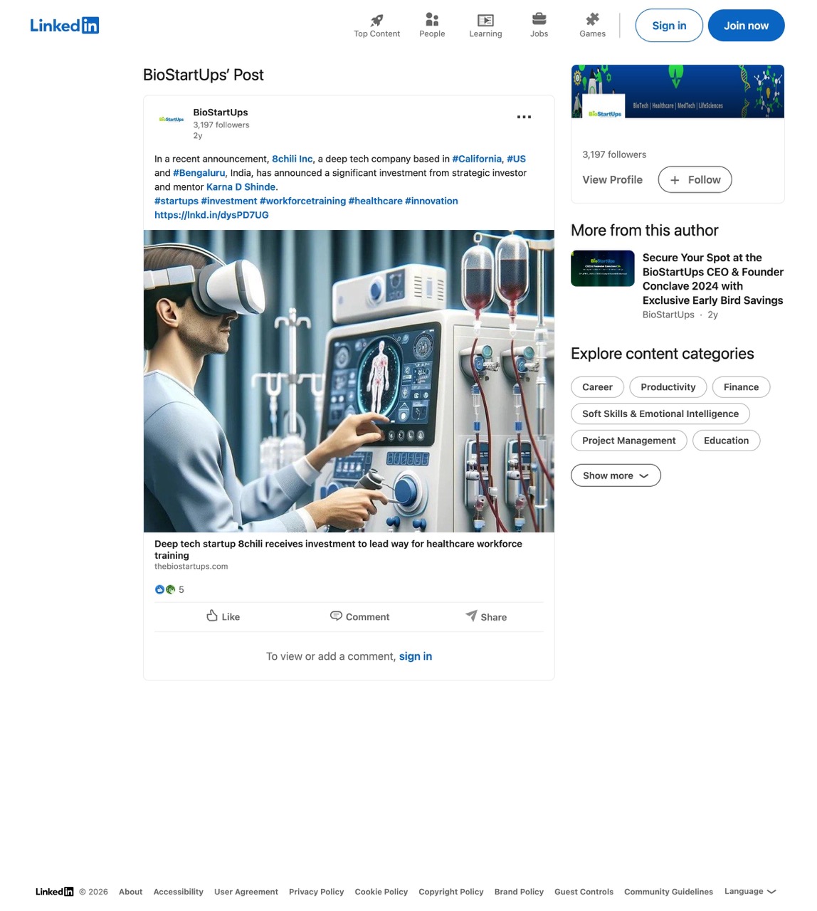 LinkedIn FFJ 2