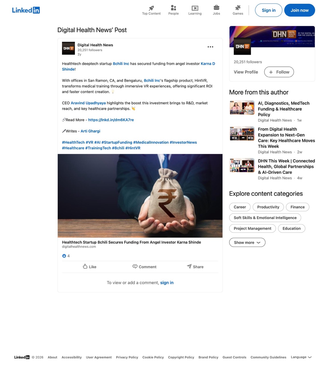 LinkedIn About